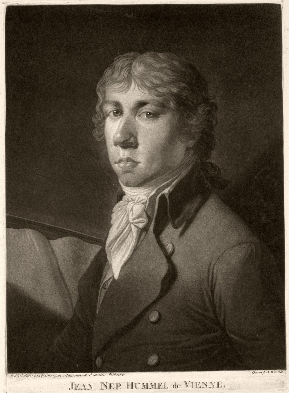 Wrenckin kaivertama Johann Nepomuk Hummel (1778-1837) tekijältä Catharina Escherich