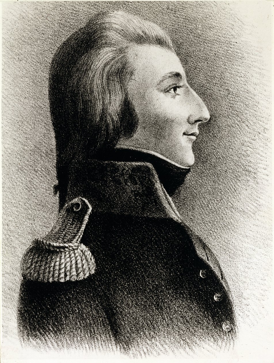 Theobald Wolfe Tone (1763-98), irlantilainen republikaani ja kapinallinen (painettu) tekijältä Catherine Tone