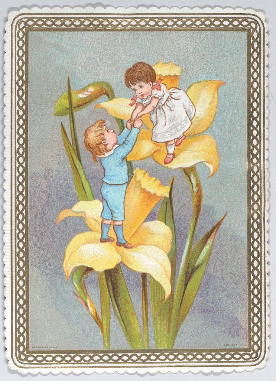 Valentine, 1875-1880. tekijältä Catherine Greenaway