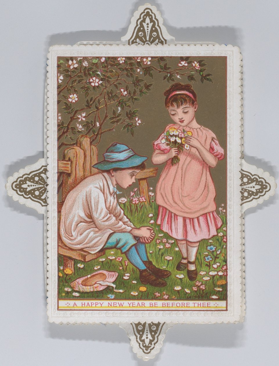 Ystävänpäivä, 1876. tekijältä Catherine Greenaway