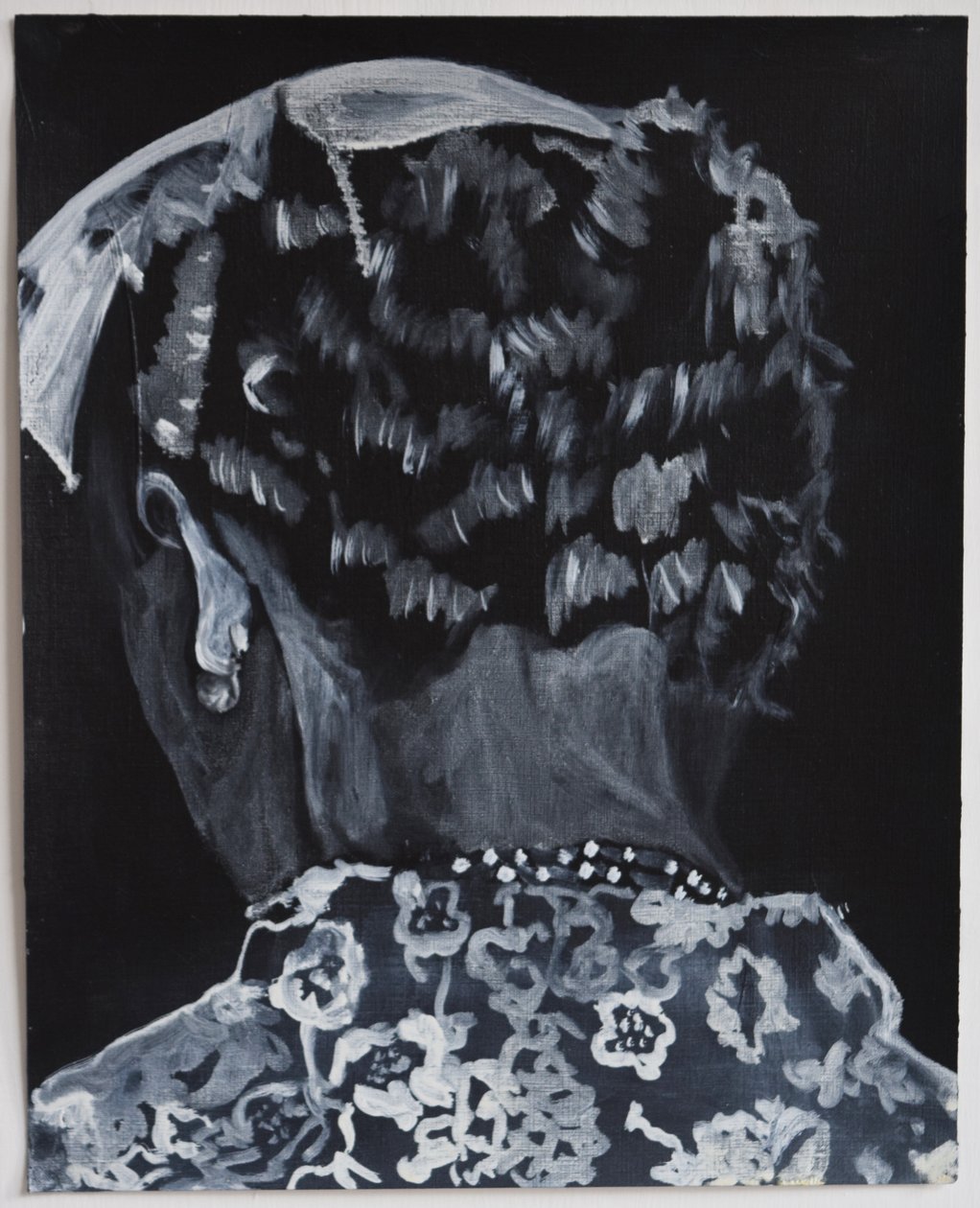 Belladonna: Ann, 2014 (öljy ja akryyli paperille) tekijältä Cathy Lomax