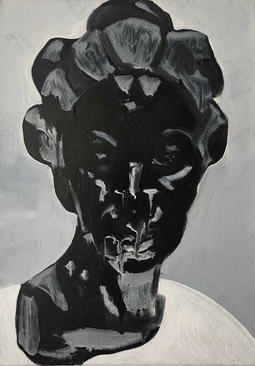 Jessie, 2017 (öljy pellavalle) tekijältä Cathy Lomax