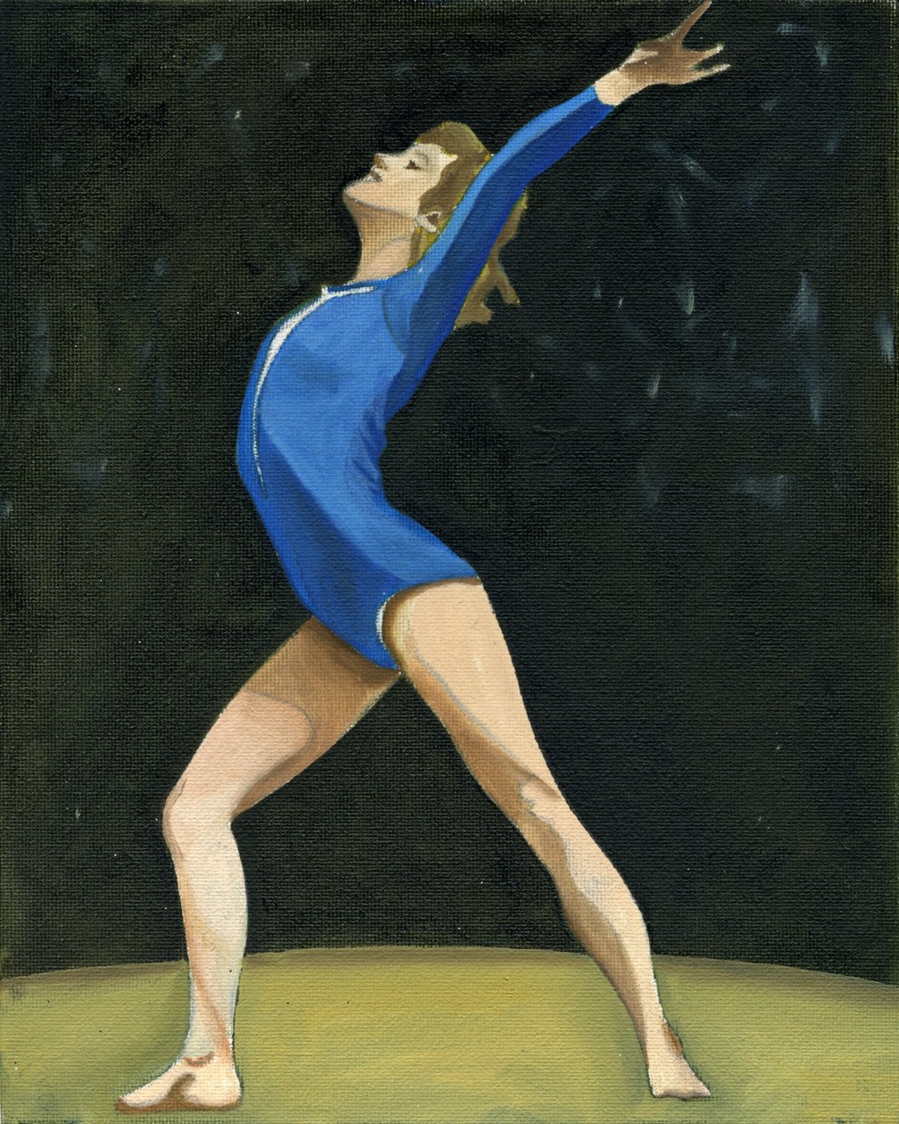Olga, 2003 (öljy kankaalle) tekijältä Cathy Lomax