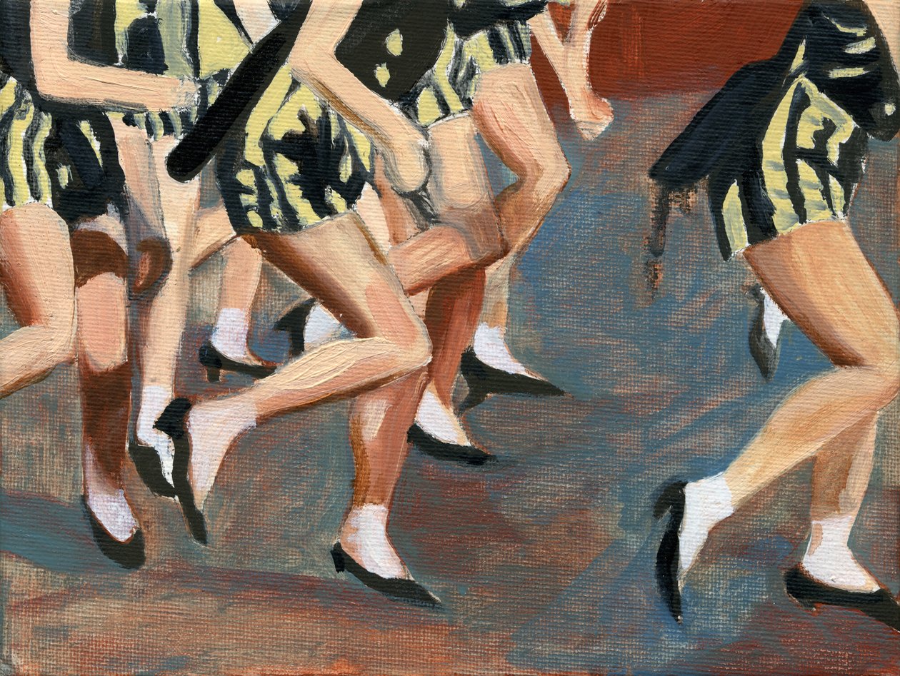 Taps, 2008 (öljy kankaalle) tekijältä Cathy Lomax
