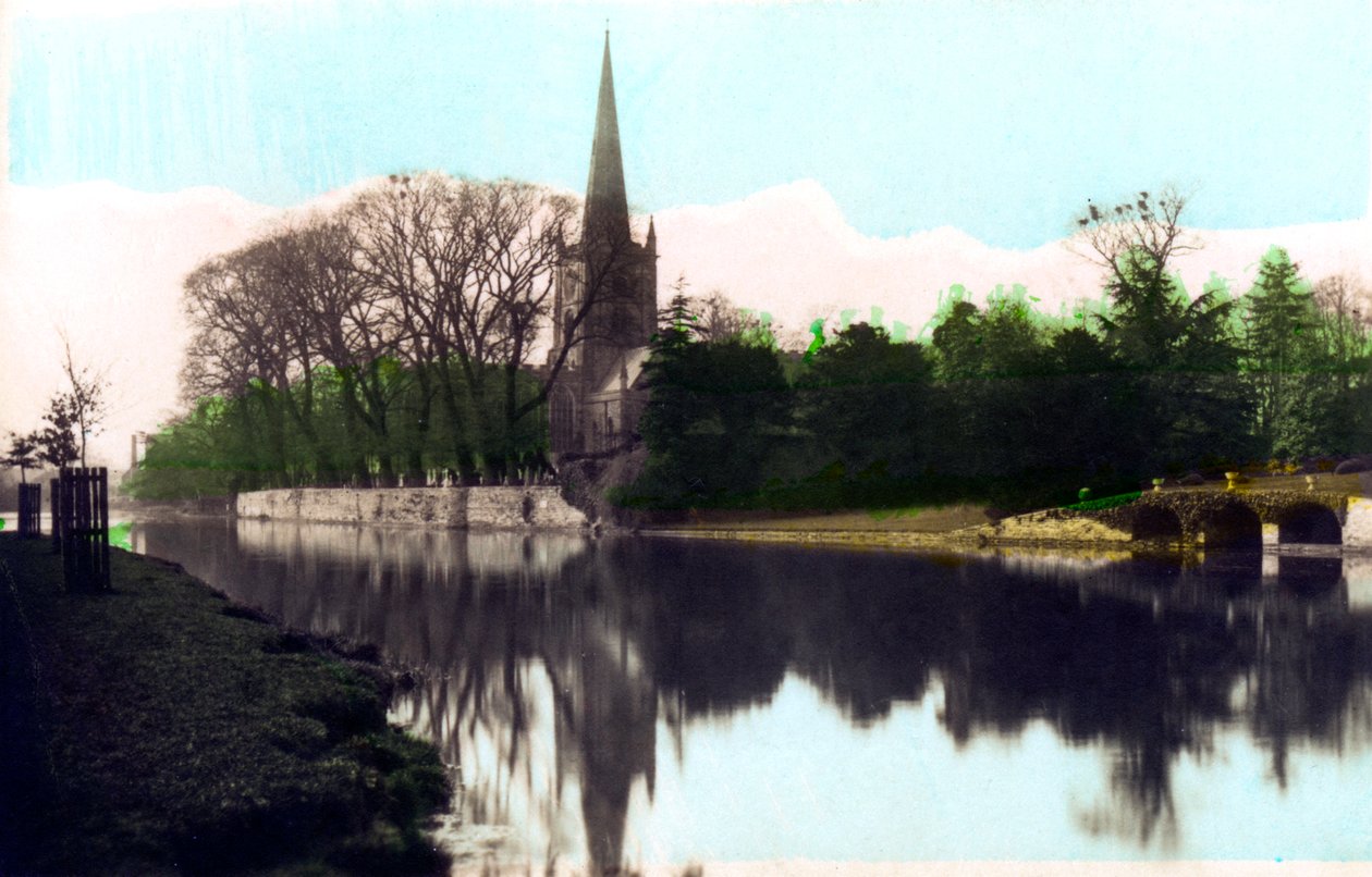 Holy Trinity Church, Stratford-upon-Avon, Warwickshire, 1926. tekijältä Cavenders Ltd
