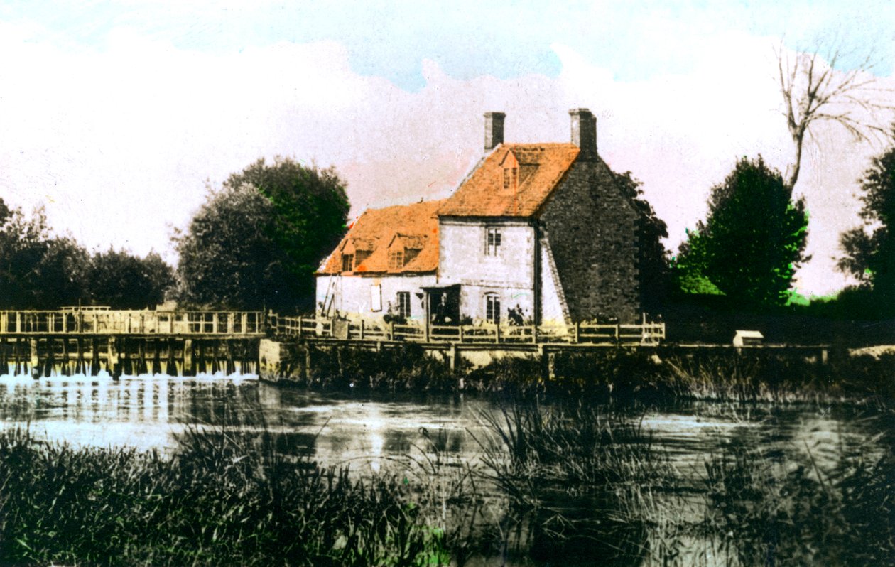Rushey Weir, Thames-joki, 1926. tekijältä Cavenders Ltd