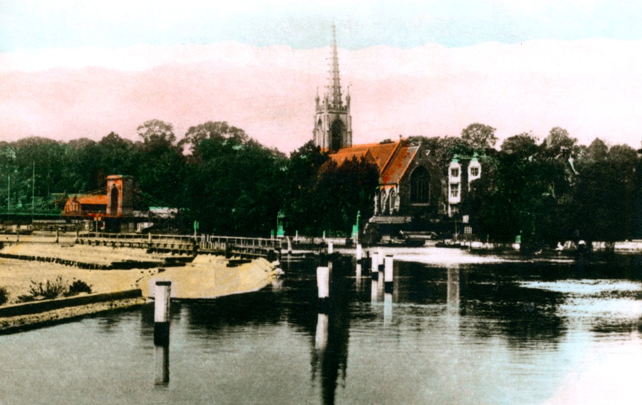 Thames-joki Marlowissa, Buckinghamshire, 1926. tekijältä Cavenders Ltd