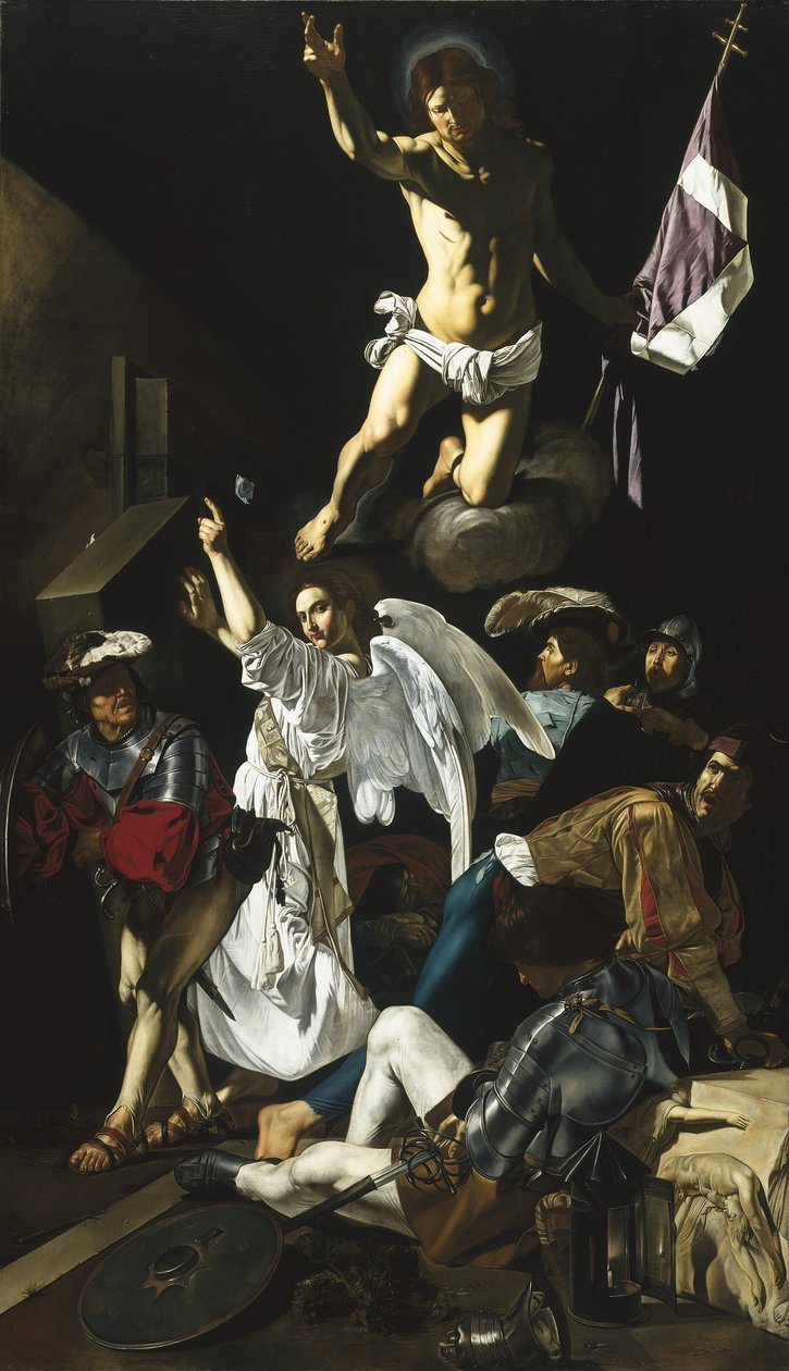 Ylösnousemus, 1619-20 tekijältä Cecco de Caravaggio