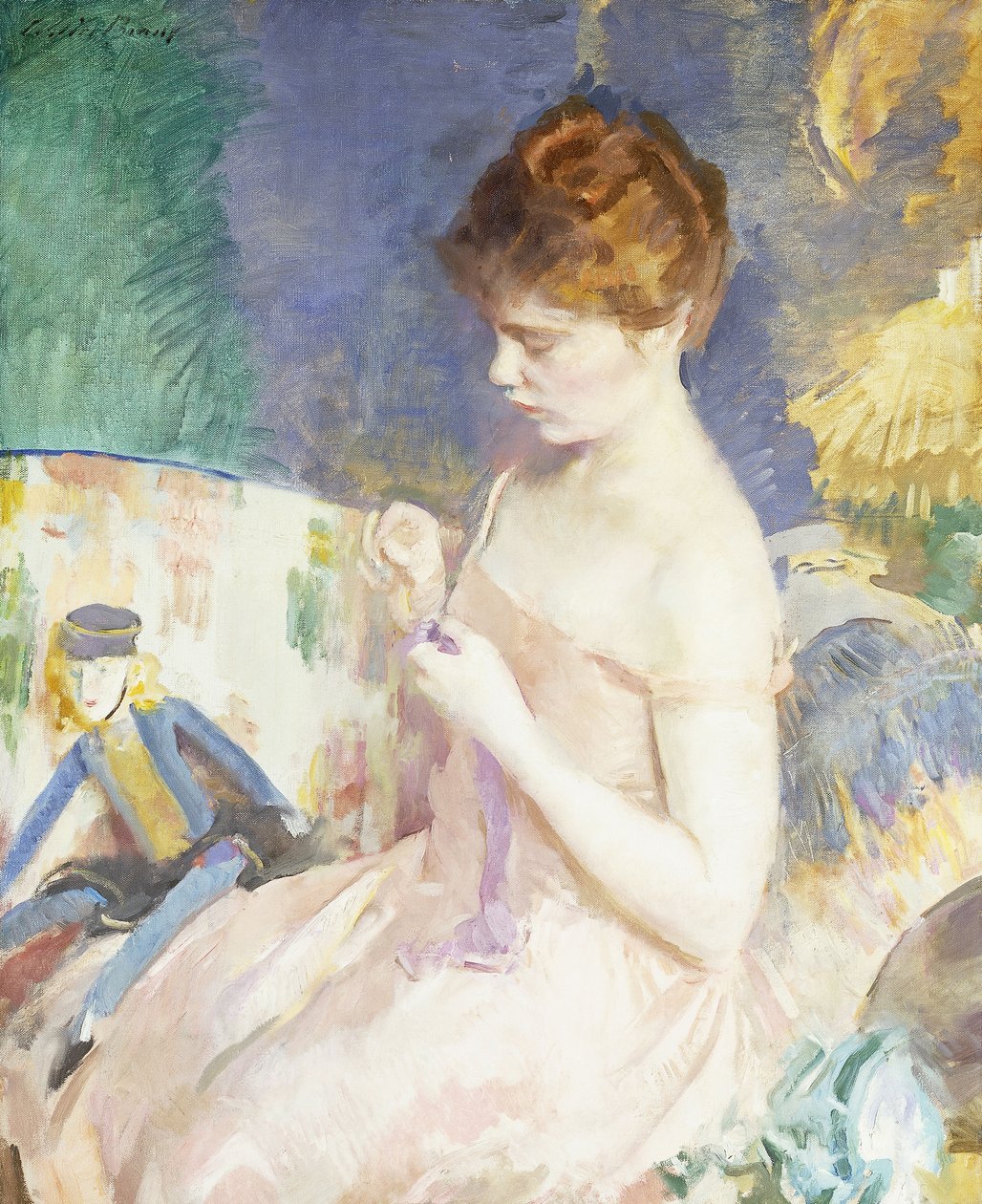 Nukkejen pukeminen tekijältä Cecilia Beaux