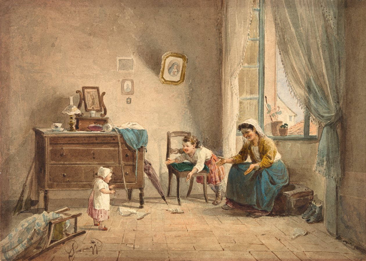 Ensimmäinen askel, 1800-luku. tekijältä Cesare Provaggi