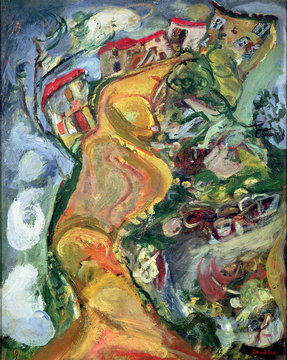 Tie Cagnesiin, 1924 tekijältä Chaim Soutine