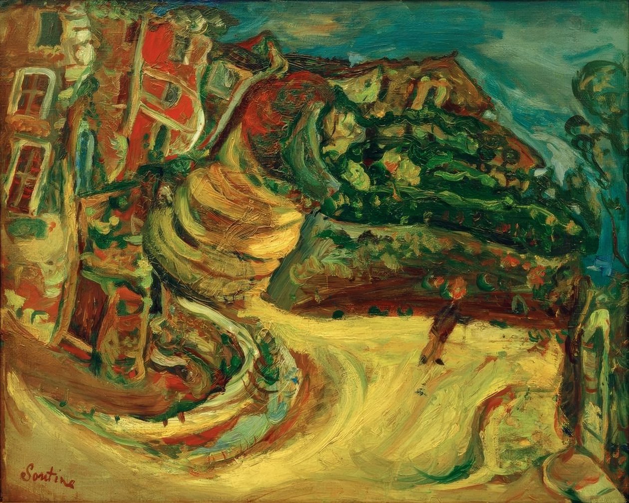Die Straße von Céret tekijältä Chaim Soutine