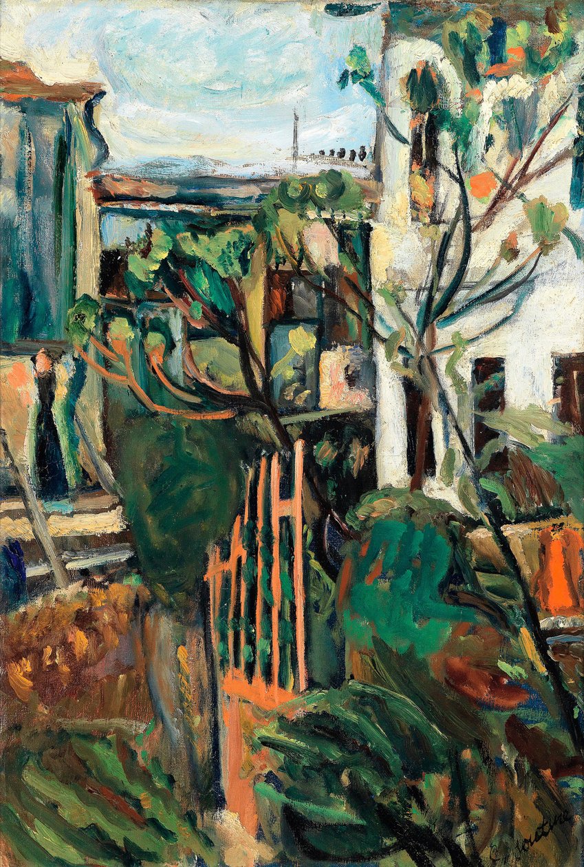 Talo lähellä Pariisia tekijältä Chaim Soutine