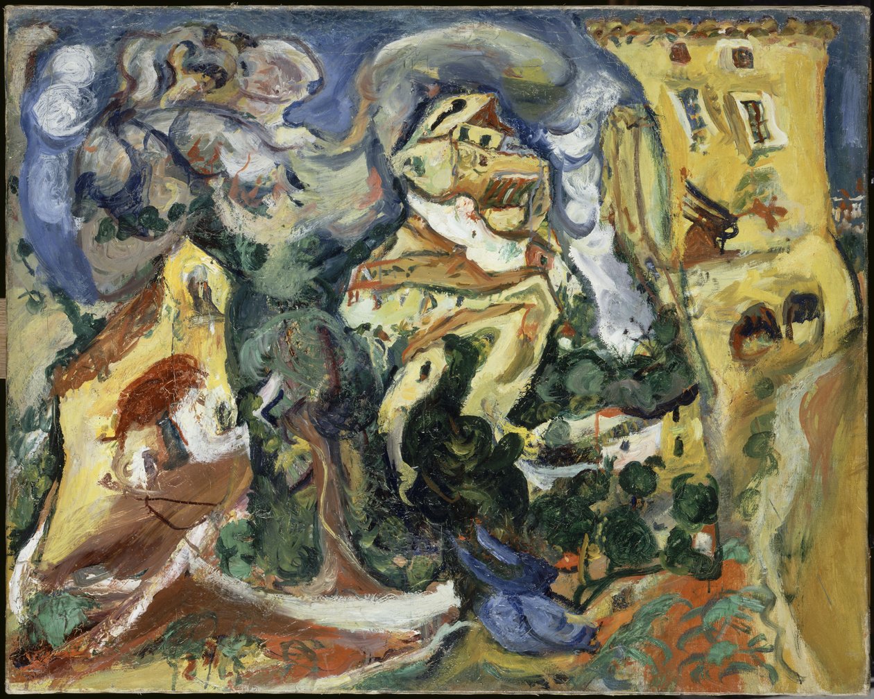 Kylä, noin 1923 tekijältä Chaim Soutine