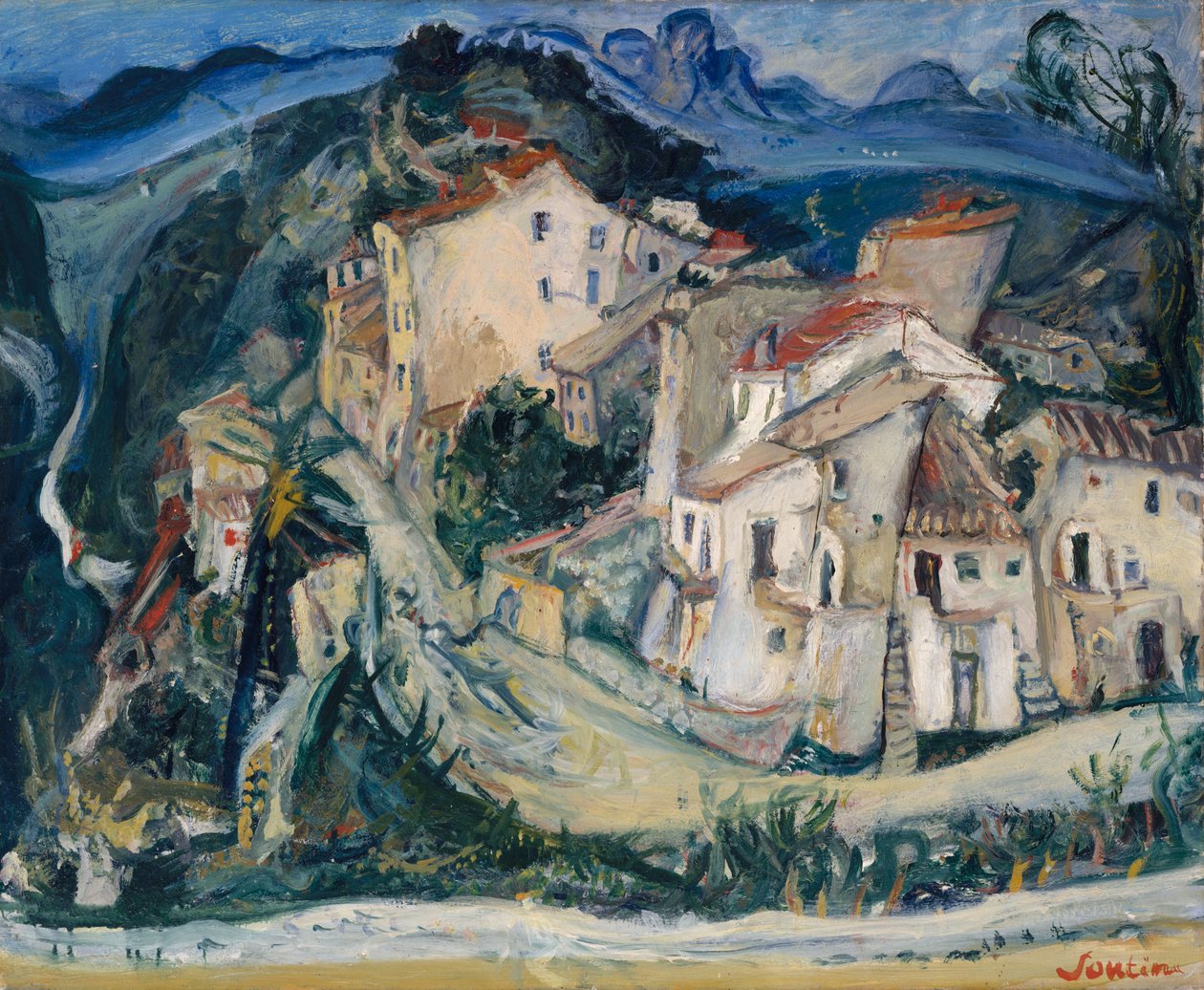 Näkymä Cagnesista, noin 1924-25 tekijältä Chaim Soutine