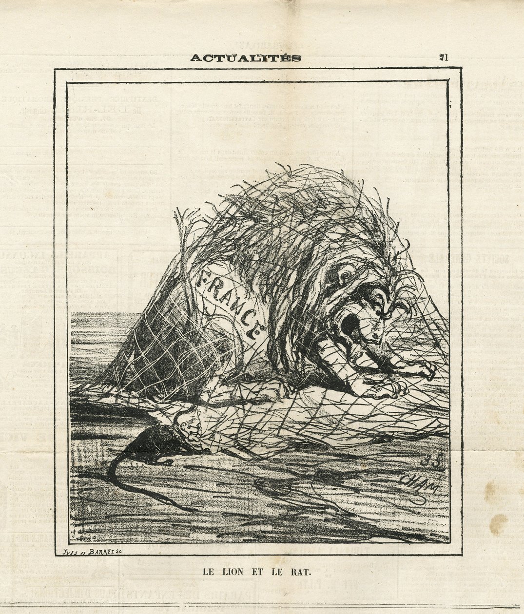 Kuva Chamista (1819-1879) Le Charivarissa tekijältä Amédée de Noé