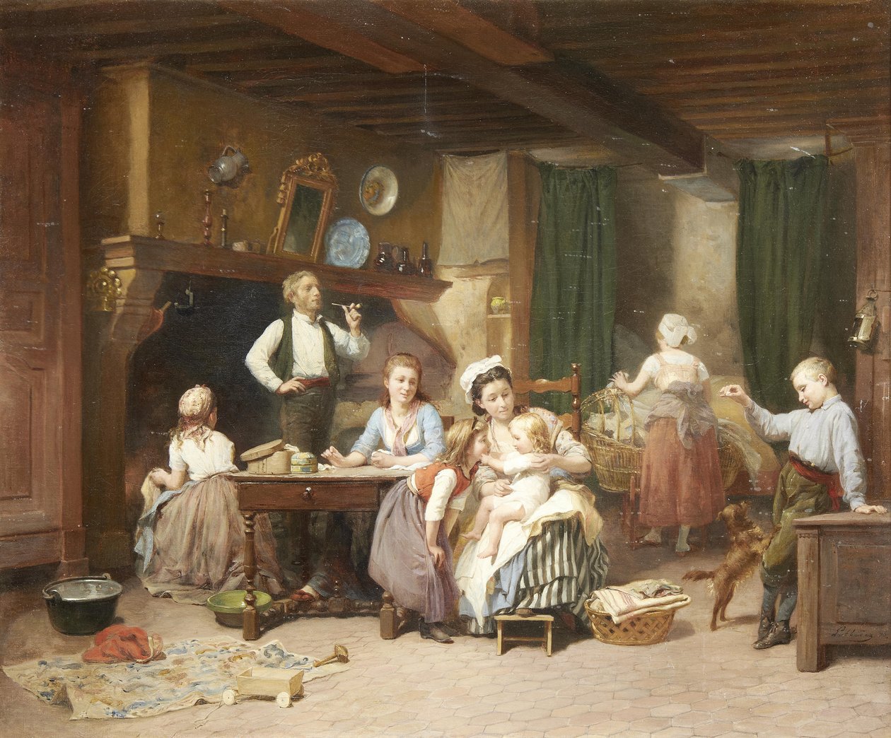 Perheaikaa tekijältä Charles Auguste Romain Lobbedez