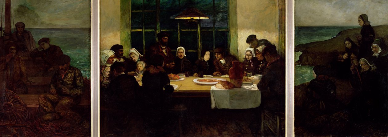 Au Pays de la Mer, 1898 tekijältä Charles Cottet