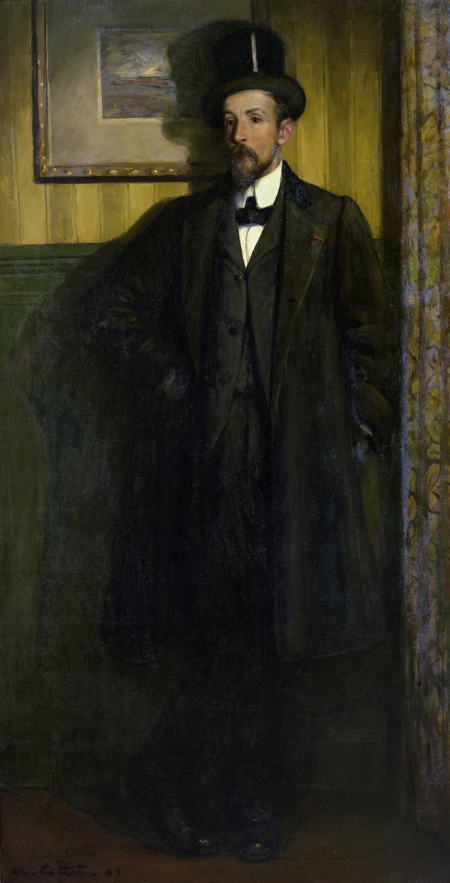 Lucien Simonin (1864-1945) muotokuva 1907 tekijältä Charles Cottet