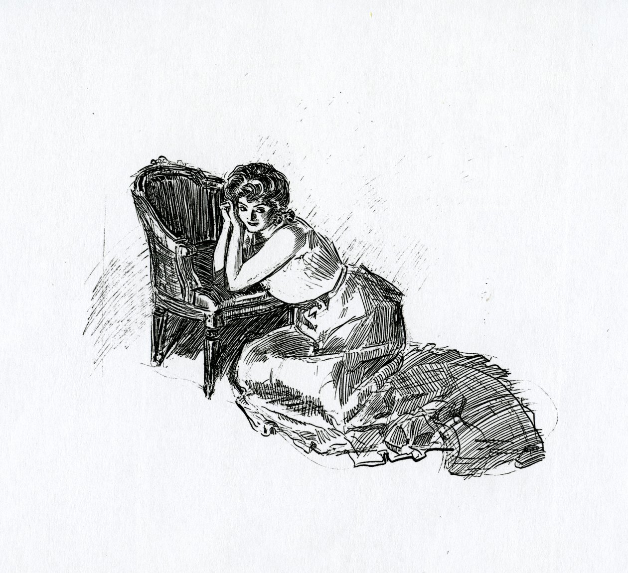 Gibson-tyttö, n. 1902 tekijältä Charles Dana Gibson