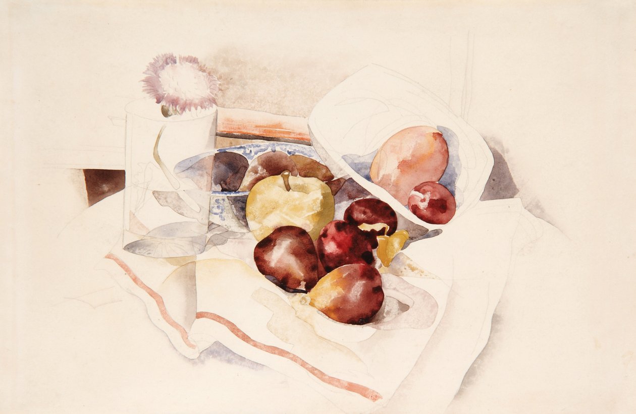 Hedelmät ja ohdake, 1925 tekijältä Charles Demuth