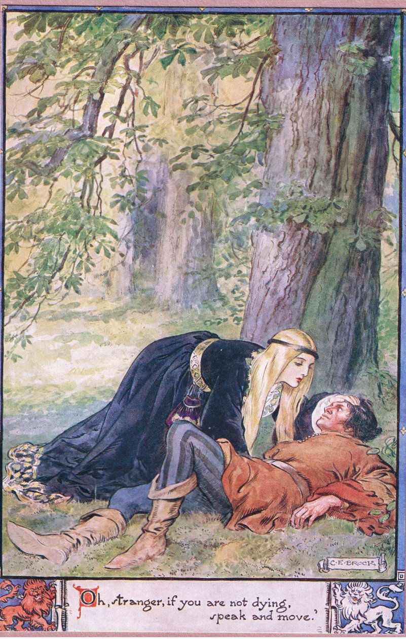 oi muukalainen, jos et ole kuolemassa, puhu ja liiku. tekijältä Charles Edmund Brock