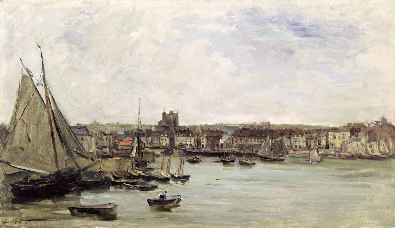 Dieppe, 1875 tekijältä Charles Francois Daubigny