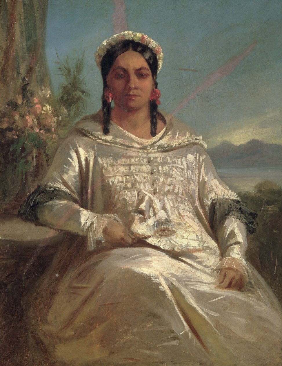 Tahitin kuningatar Pomare IV (1827-77). tekijältä Charles Giraud