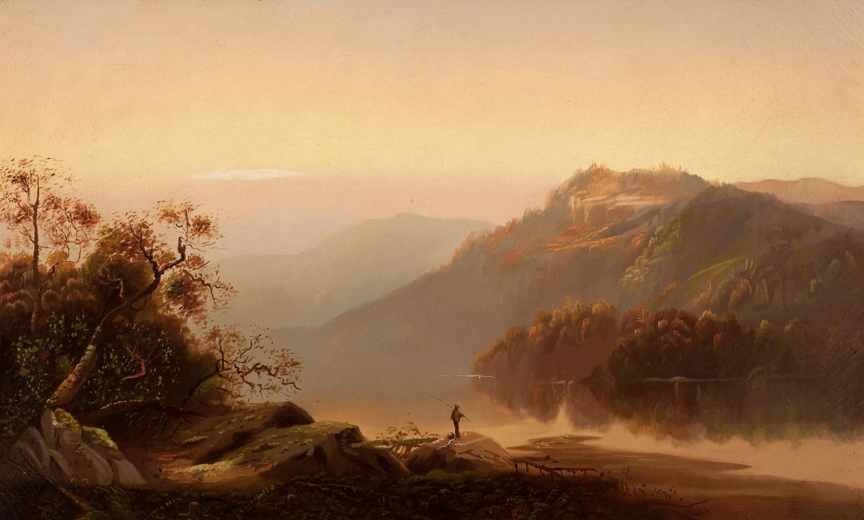 Auringonlasku Hudsonilla tekijältä Charles H. Chapin