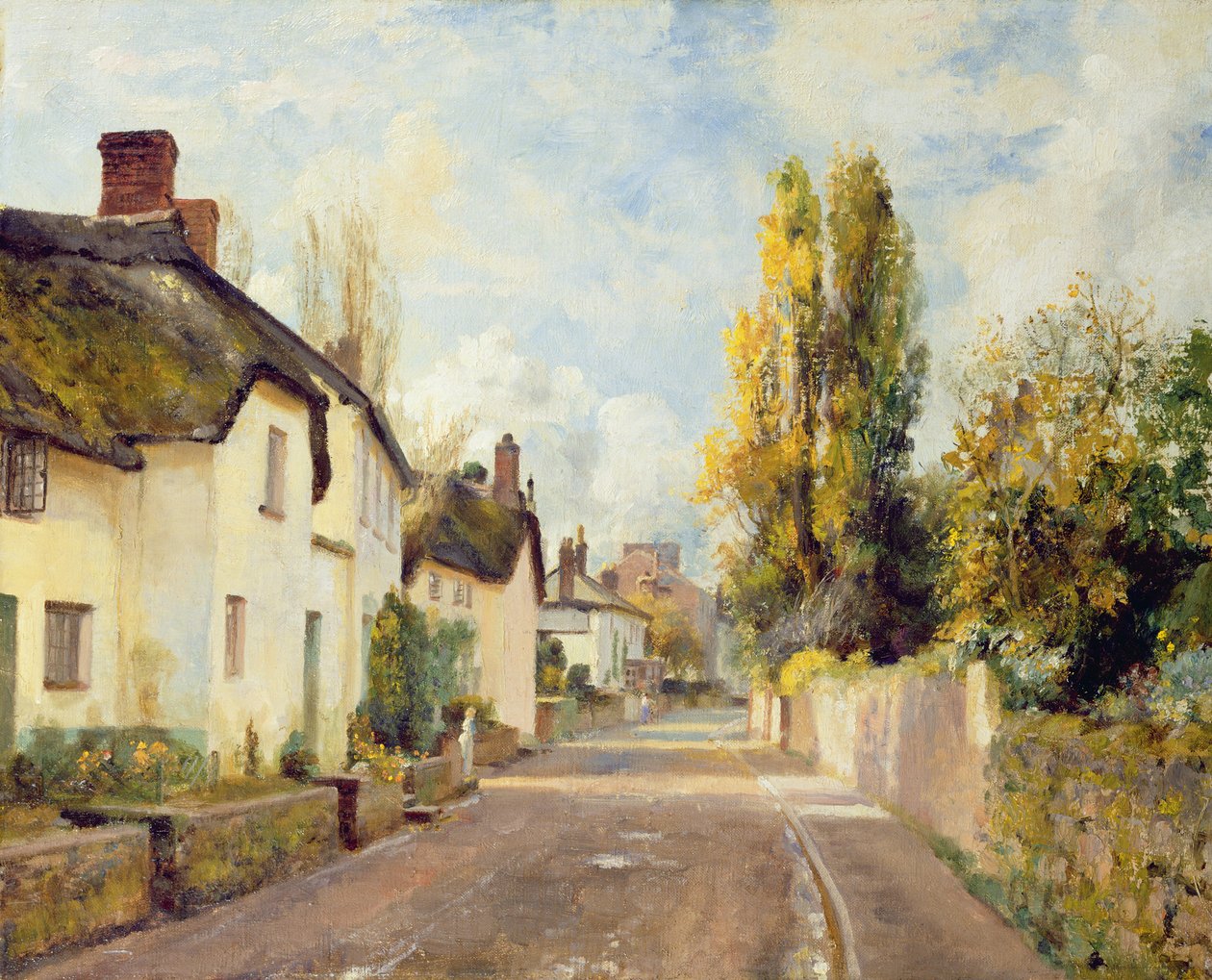 Village Street Scene tekijältä Charles James Fox
