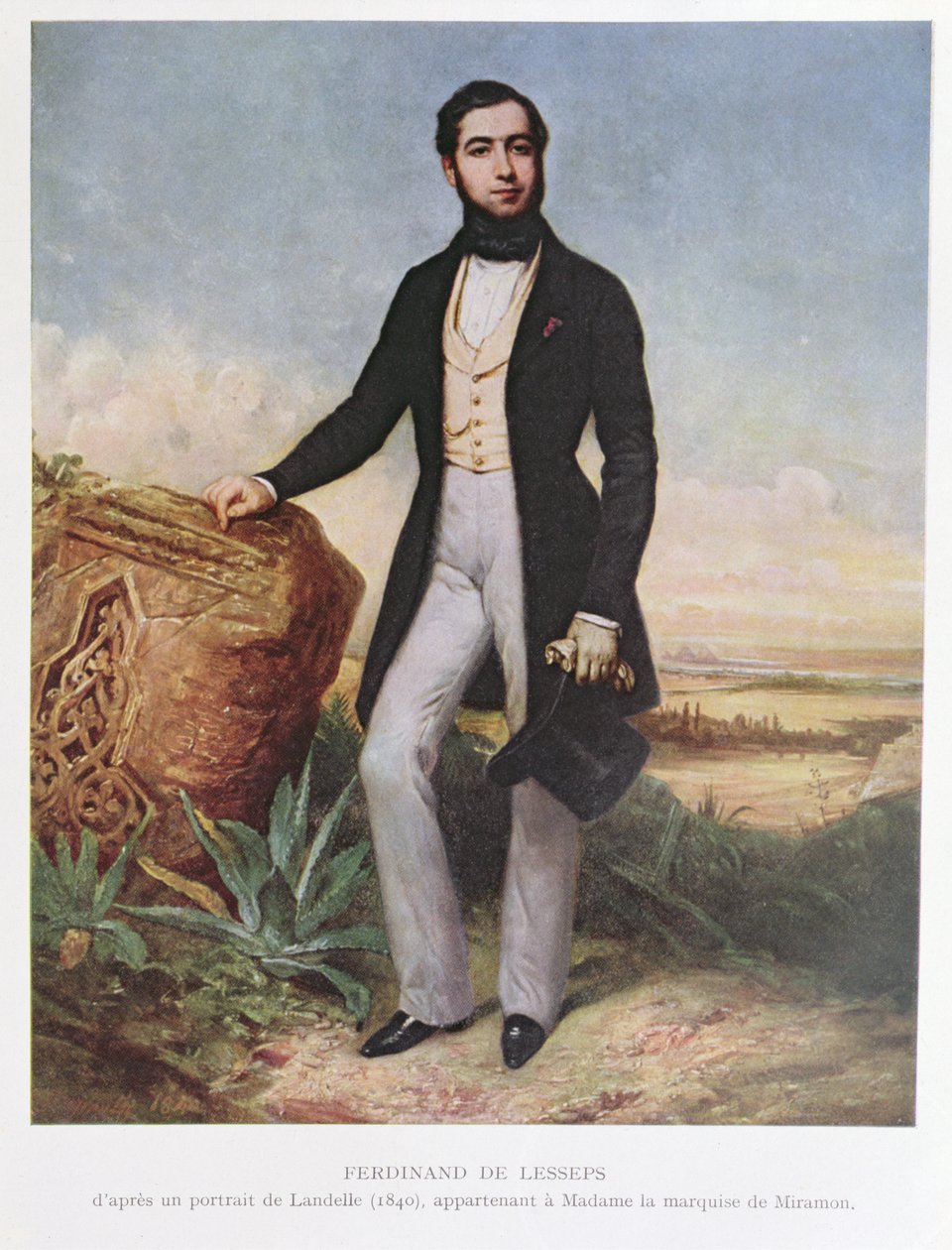 Ferdinand de Lesseps, 1840 tekijältä Charles Landelle