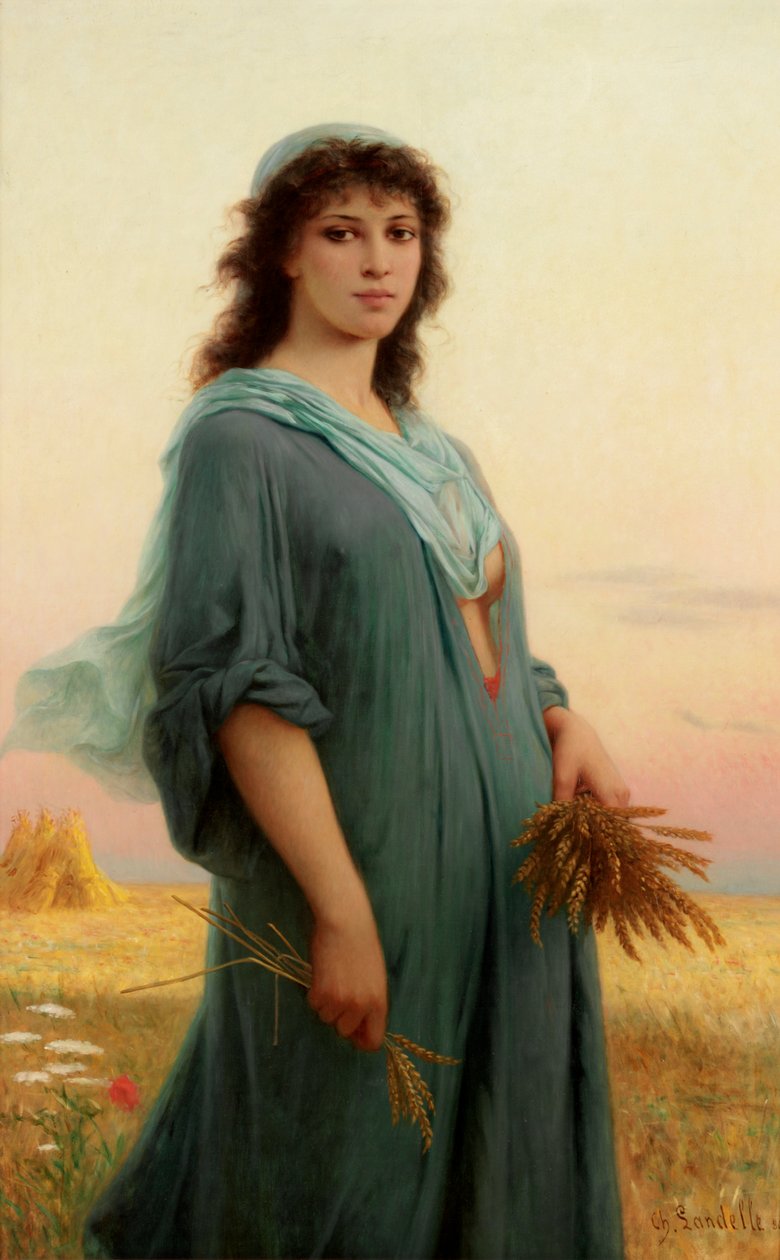 Ruth, 1886 tekijältä Charles Landelle