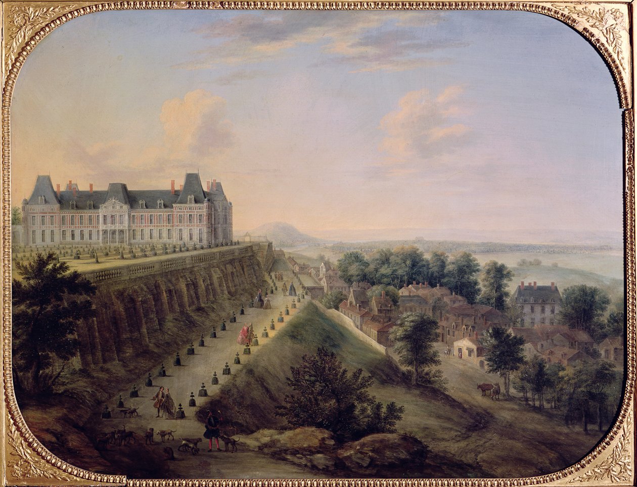 Chateau de Meudon tekijältä Charles Leopold Grevenbroeck