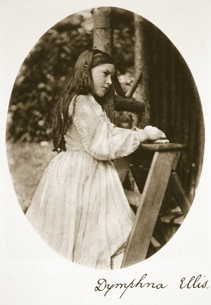 Dymphna Ellis, 25. heinäkuuta 1869 (seepiakuva) tekijältä Charles Lutwidge Dodgson