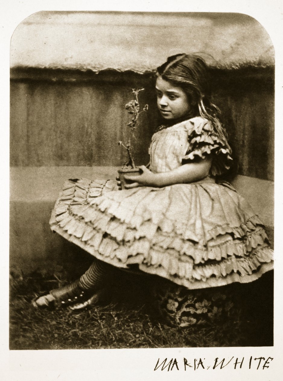Maria White, 11. heinäkuuta 1864 (seepiakuva) tekijältä Charles Lutwidge Dodgson