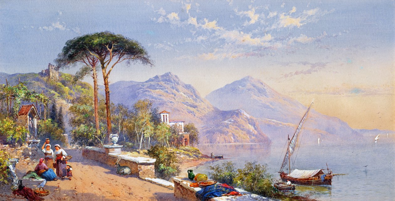 Napolin lähellä, 1883 tekijältä Thomas Charles Leeson Rowbotham