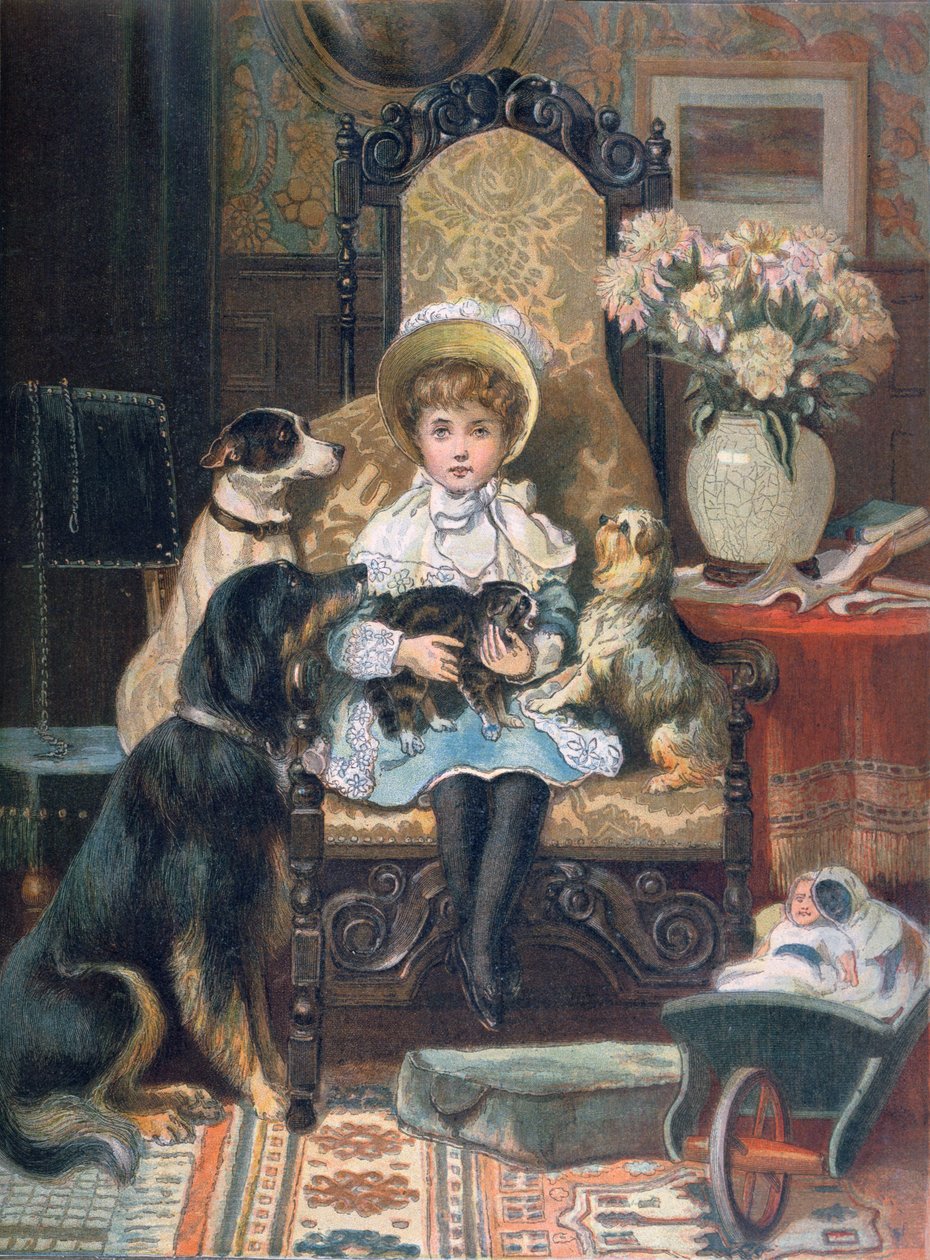 "Doddy ja hänen lemmikit", n. 1885 tekijältä Charles Trevor Garland
