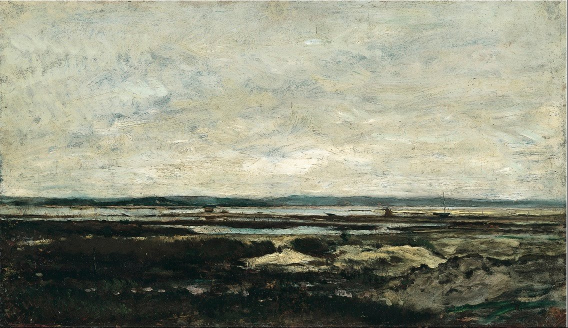 Les Sables-dOlonne tekijältä Charles Francois Daubigny