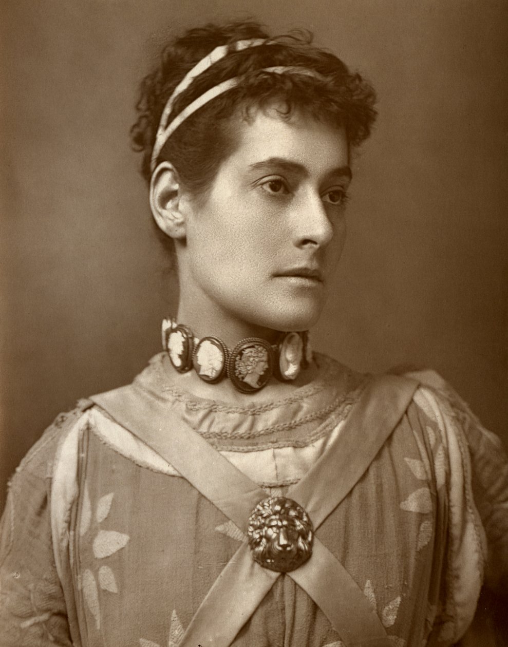 Myra Holme, brittiläinen näyttelijä, 1884 tekijältä Charles A. Long