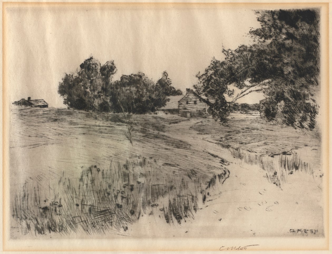 Cape Ann Farm, 1890. tekijältä Charles Adams Platt