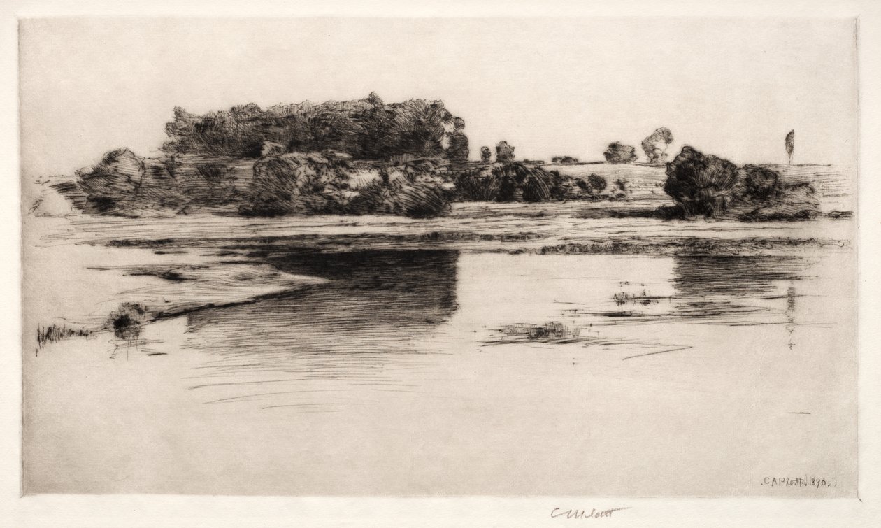 Charles-joki, 1890. tekijältä Charles Adams Platt