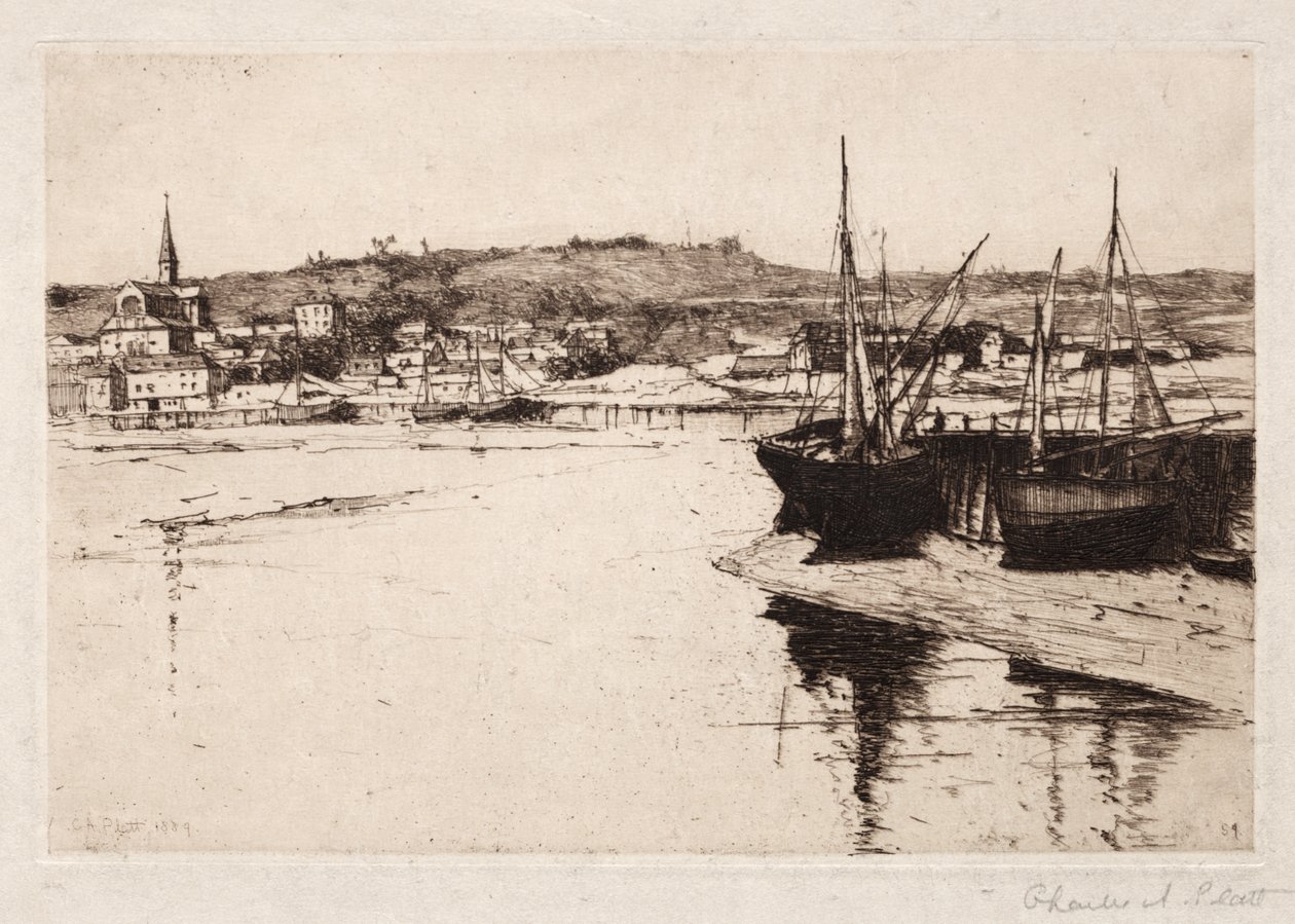 Trouville, 1889. tekijältä Charles Adams Platt
