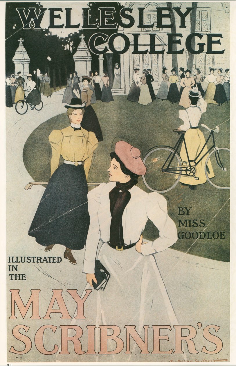 Charles Allan Gilbert: Wellesley College ... (litografia) tekijältä Charles Allan Gilbert