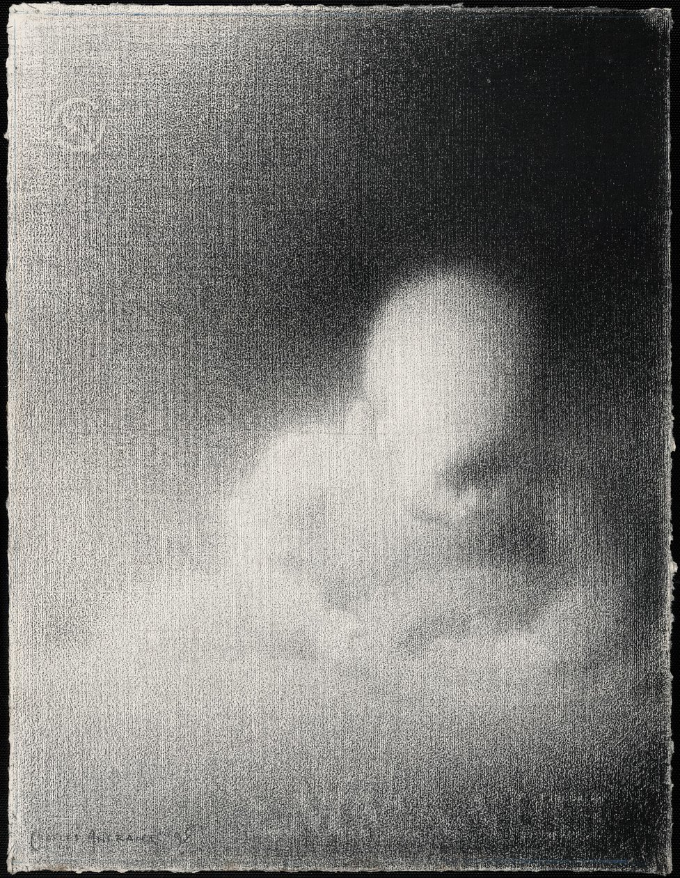 Lapsen pää (Emmanuel) tekijältä Charles Angrand