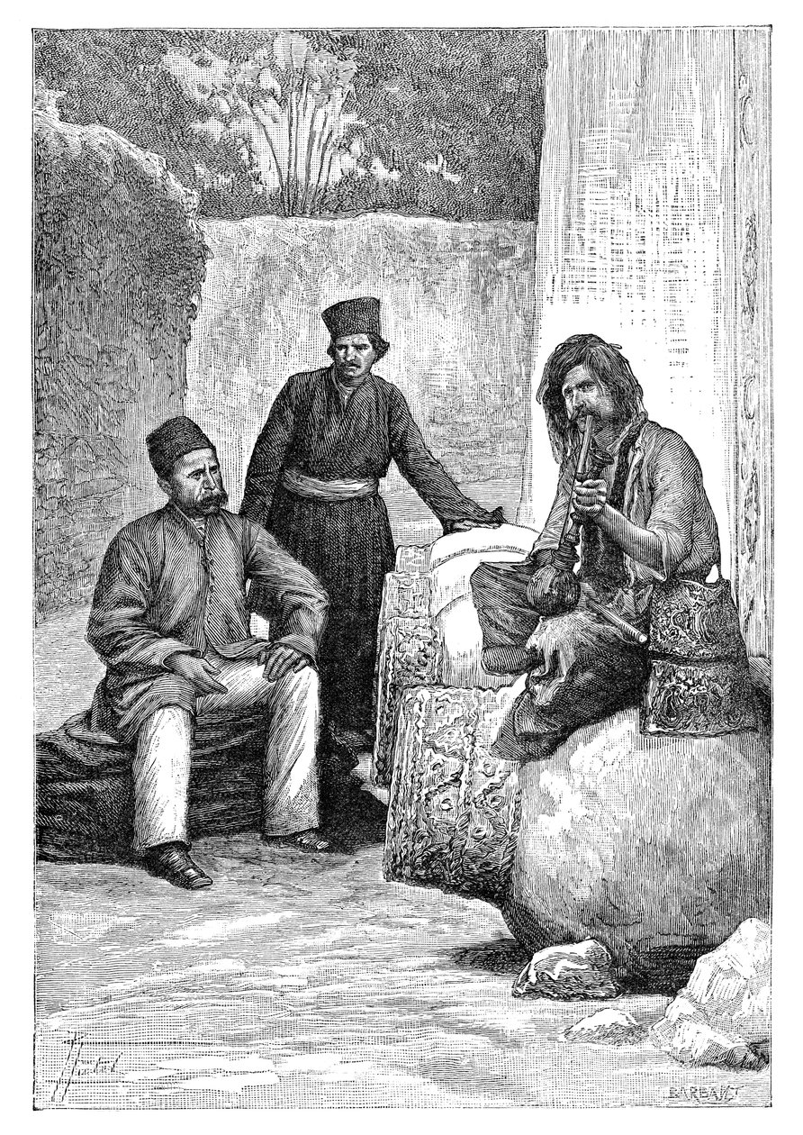 Persialaiset miehet, 1895. tekijältä Charles Barbant