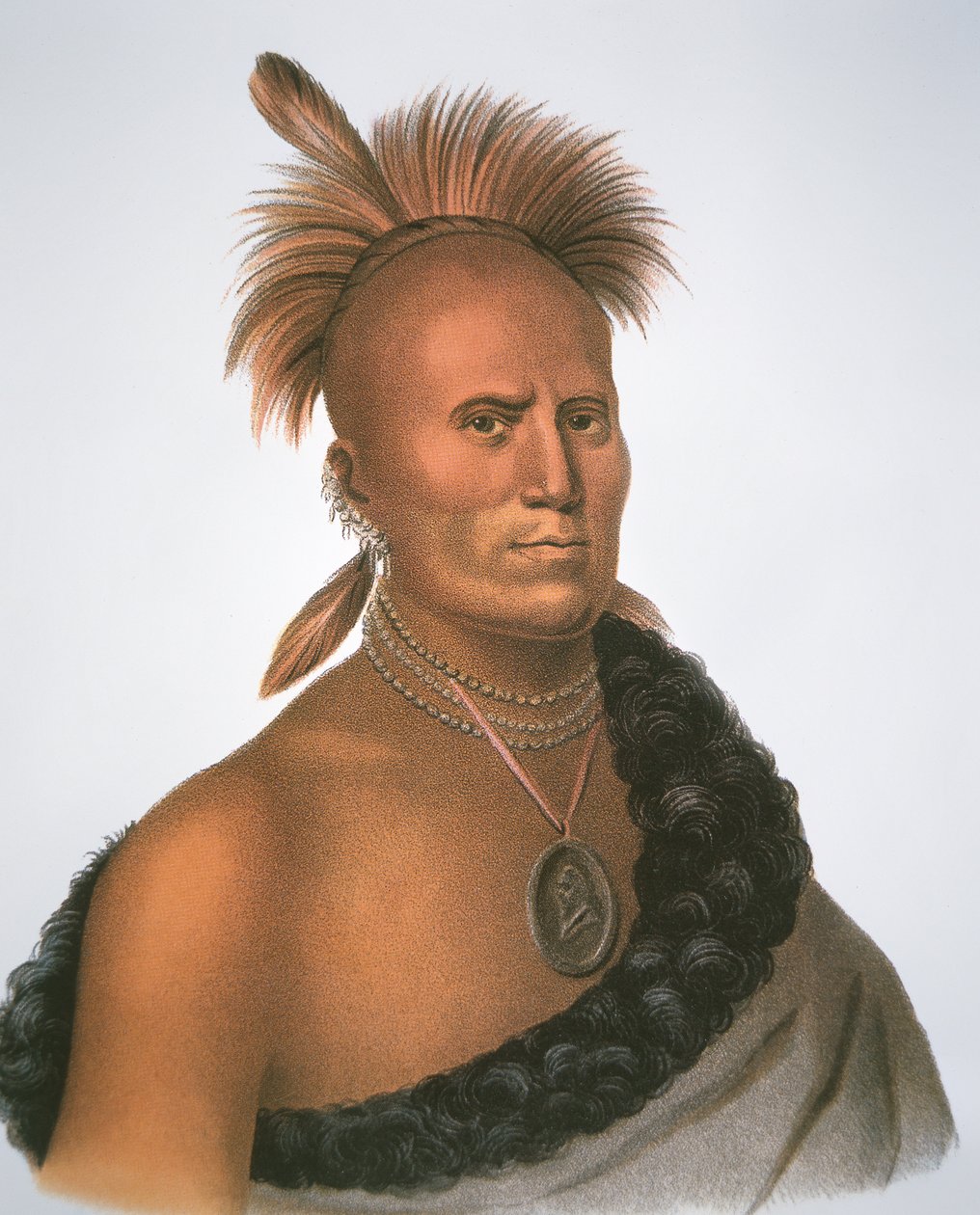 Päällikkö Sharitarish tekijältä Charles Bird King