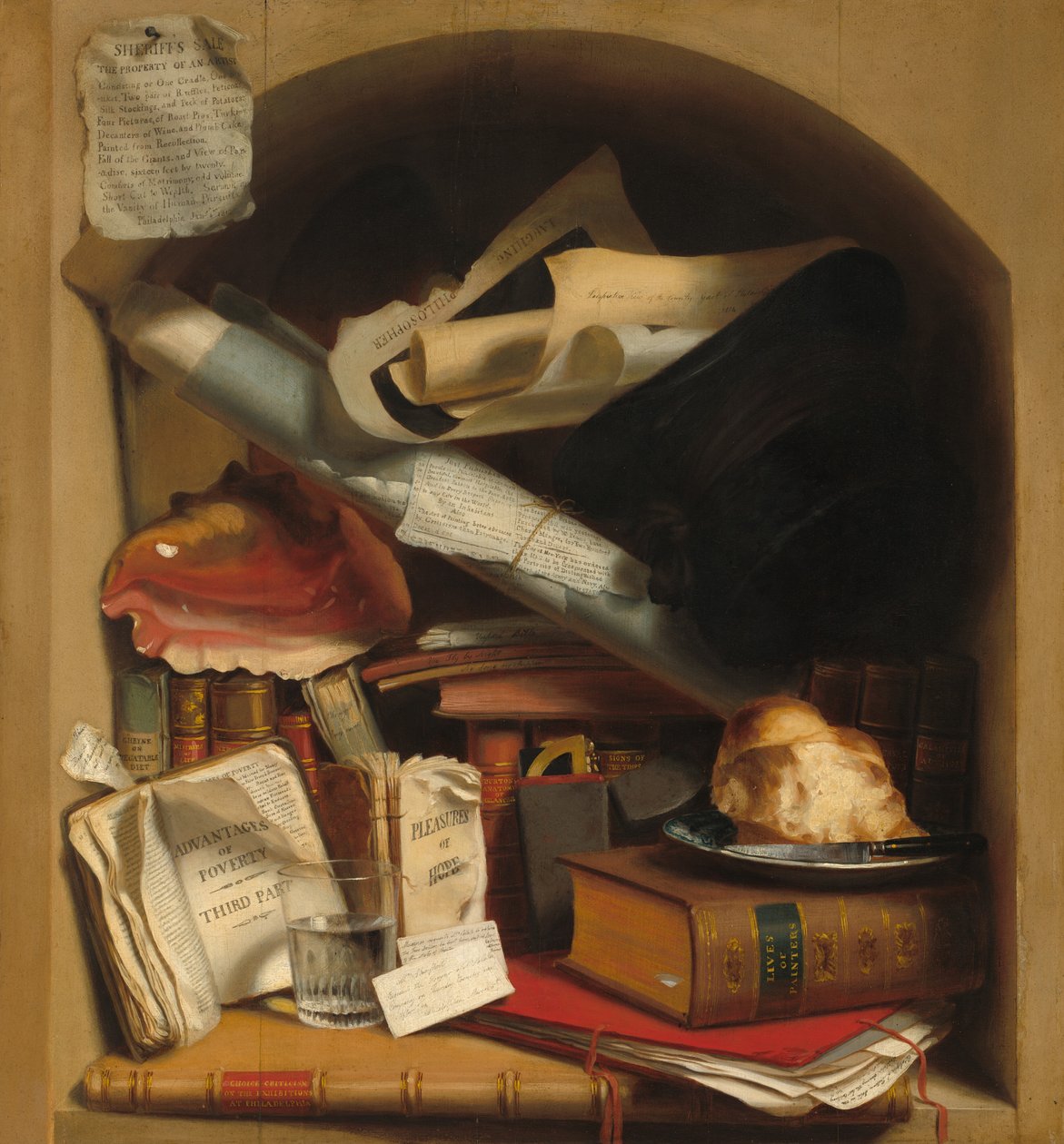Köyhän taiteilijan kaappi, n. 1815. tekijältä Charles Bird King