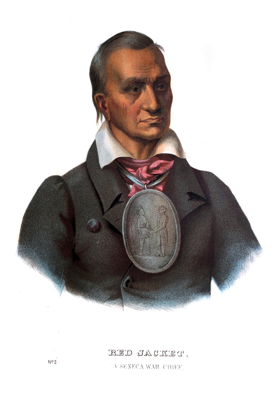 Red Jacket, Senecan sotapäällikkö tekijältä Charles Bird King