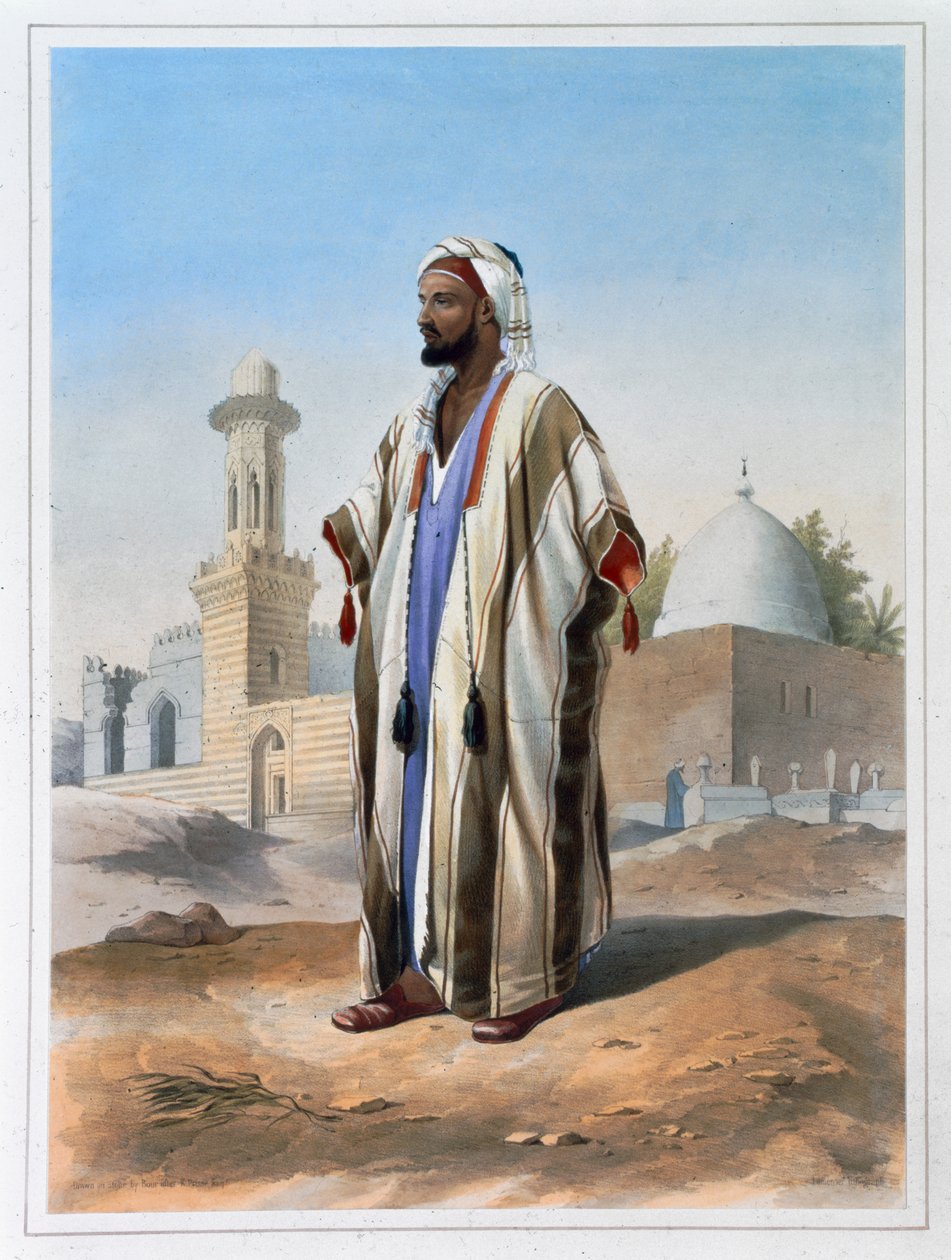 Habaan pukeutunut kaveri, 1848 tekijältä Charles Bour