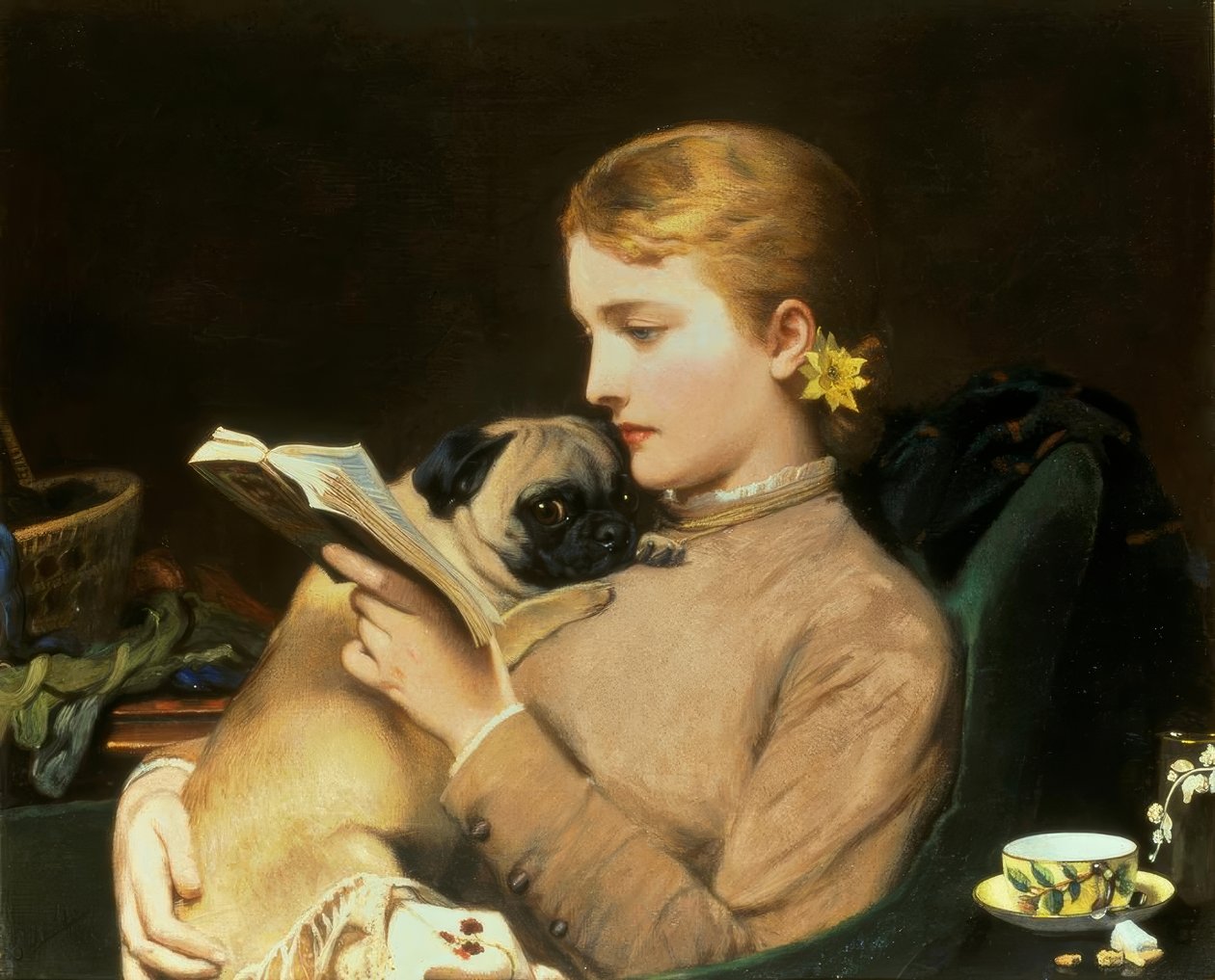 Blondi ja brunette tekijältä Charles Burton Barber